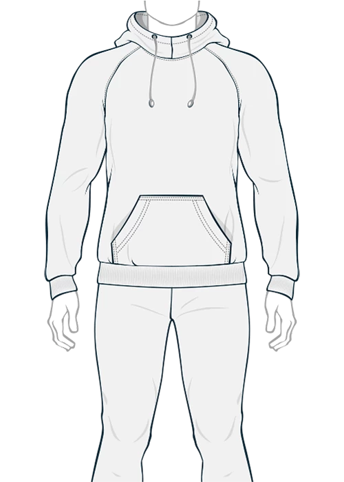 Спортивный костюм Худи мужские TS-A06