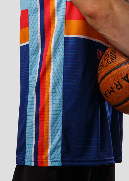 Баскетбольная майка с лампасом BSK-A12.1-SUBL